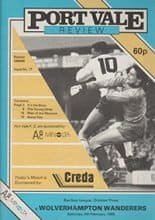 Port Vale v Wolverhampton Wanderers 04-Feb-1989
