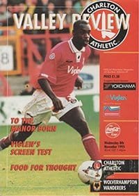 Charlton Athletic v Wolverhampton Wanderers 08-Nov-1995