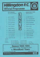 Hillingdon Borough v Woodford Town  09-Mar-1985