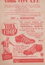 York City v Workington 07-Sep-1963