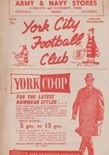 York City v Workington 08-Sep-1962