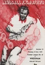 Walsall v Wrexham 10-Oct-1972
