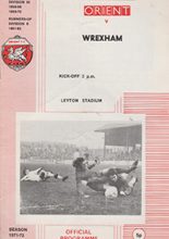 Leyton Orient v Wrexham 15-Jan-1972
