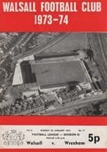 Walsall v Wrexham 20-Jan-1974