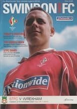 Swindon Town v Wrexham 27-Nov-2001