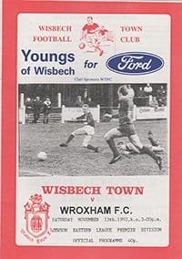 Wisbech Town v Wroxham 13-Nov-1993