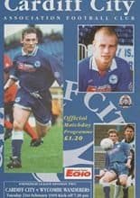 Cardiff City v Wycombe Wanderers 21-Feb-1995