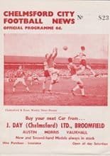 Chelmsford City v Yeovil Town 12-Dec-1964