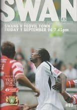 Swansea City v Yeovil Town 01-Sep-2006