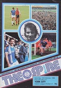 Chesterfield v York City 12-Oct-1985