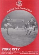 Swindon Town v York City 15-Oct-1983