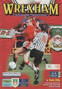 Wrexham v York City 13-Apr-1998