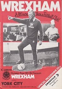 Wrexham v York City 14-Feb-1984