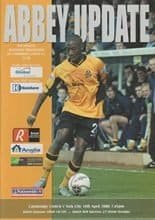 Cambridge United v York City 14-Apr-2006