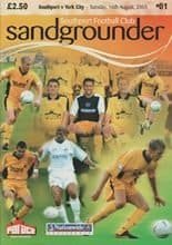 Southport v York City 16-Aug-2005