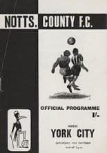 Notts County v York City 17-Oct-1970
