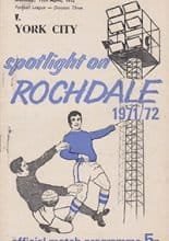 Rochdale v York City 17-Apr-1972