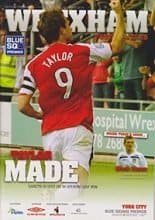 Wrexham v York City 18-Aug-2009