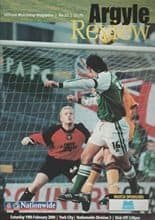 Plymouth Argyle v York City 19-Feb-2000