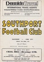 Southport v York City 19-Apr-1974