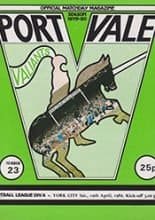 Port Vale v York City 19-Apr-1980