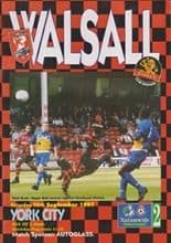 Walsall v York City 20-Sep-1997