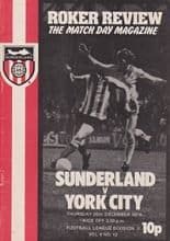 Sunderland v York City 26-Dec-1974