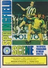 Wigan Athletic v York City 02-Apr-1982