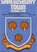 Shrewsbury Town v York City 30-Apr-1977