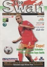 Swansea City v York City 04-Dec-1999
