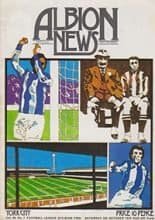 West Bromwich Albion v York City 05-Oct-1974
