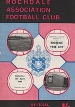 Rochdale v York City 05-Apr-1969