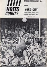 Notts County v York City 06-Jan-1973