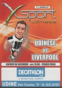 Udinese v Liverpool 06-Dec-2012