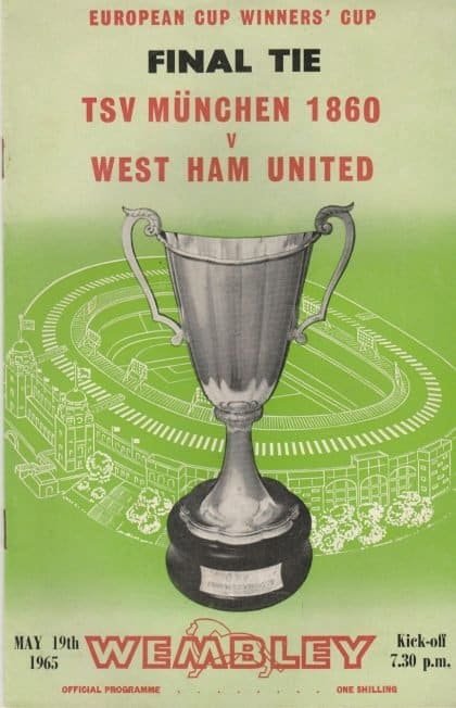 TSV Munich 1860 v West Ham United   19-May-1965