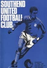 Southend United v Aldershot 07-Apr-1969