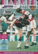 West Ham United v Crystal Palace 08-Oct-1994