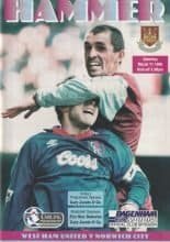 West Ham United v Norwich City 11-Mar-1995
