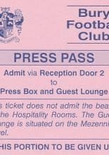 Bury - Press Pass
