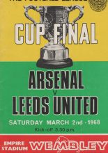 Arsenal v Leeds United  02-Mar-1968