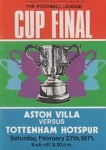 Aston Villa v Tottenham Hotspur  27-Feb-1971