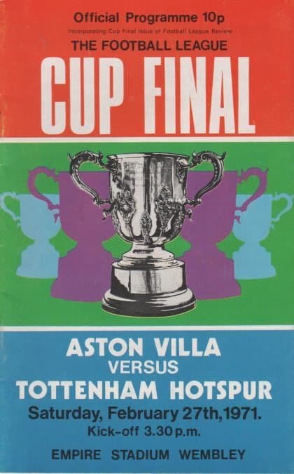 Aston Villa v Tottenham Hotspur  27-Feb-1971