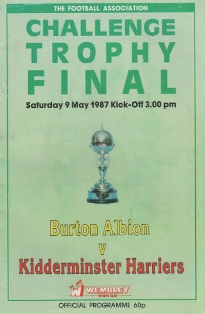 Burton Albion v Kidderminster Harriers  09-May-1987