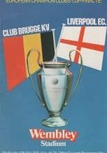 Club Brugge v Liverpool  10-May-1978