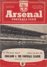 England v The Football League 24-May-1963