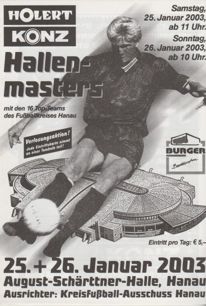 Holbert Konz Hallenmasters 2003 25-Jan-2003