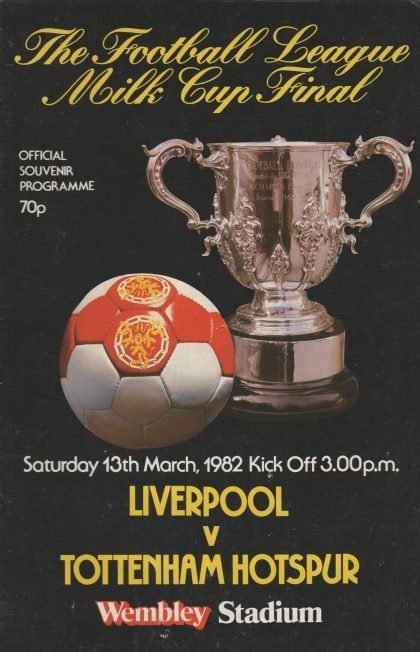 Liverpool v Tottenham Hotspur  13-Mar-1982