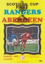 Glasgow Rangers v Aberdeen 06-May-1978