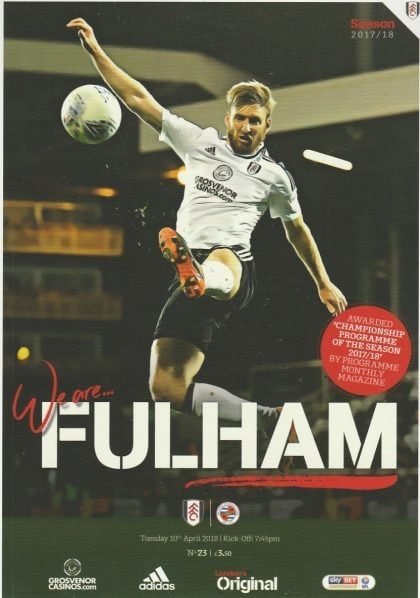 Fulham v Reading 10-Apr-2018