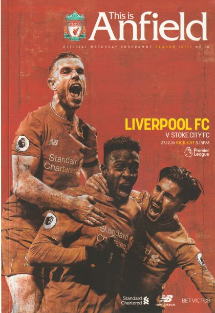 Liverpool v Stoke City   27-Dec-2016